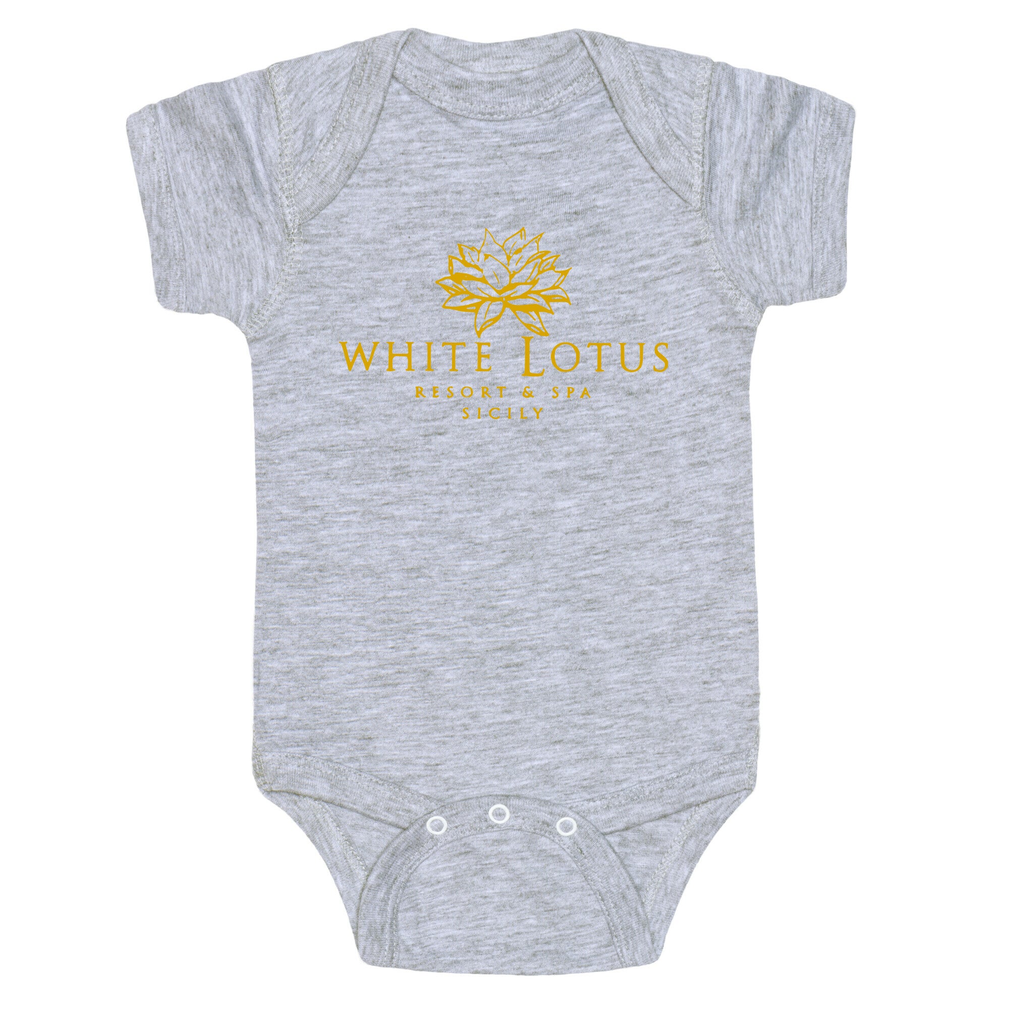 White Lotus Resort Baby One Piece